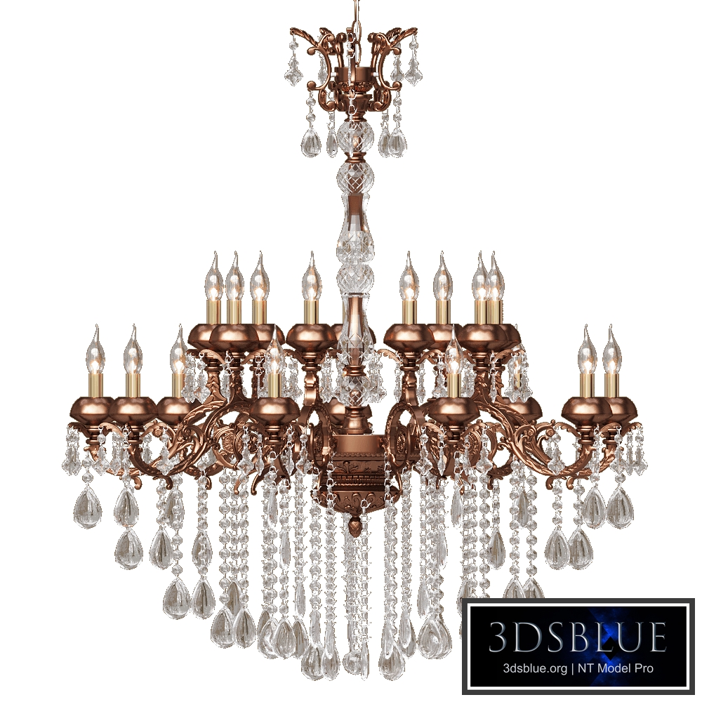 Chandelier Bronze114
